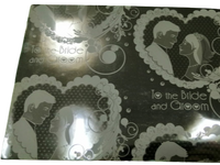 Foil Wedding Wrapping Paper (Pack of 20)