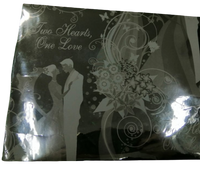 Foil Wedding Wrapping Paper (Pack of 20)