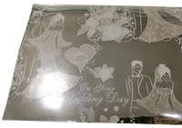 Foil Wedding Wrapping Paper (Pack of 20)