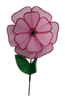 Fabric Pinwheel Flower