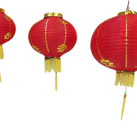 Chinese Lantern with Print