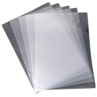 L-Type Clear Folders (Pack of 20)