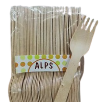 Disposable Wooden Fork (Pack of 50)