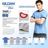 Adult Ringer T-Shirt (Minimum 6pcs)