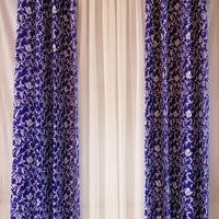 Pinky Vines Curtain Set