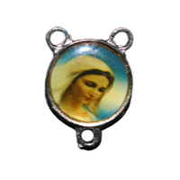 Medjugorje Laminated Center Medal #218-H (Pack of 10)
