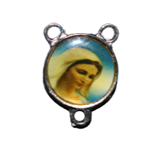 Medjugorje Laminated Center Medal #218-H (Pack of 10)