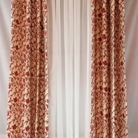 Pinky Vines Curtain Set