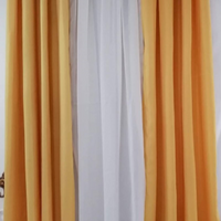 Linen Dyed Curtain Set