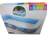 
              Rectangle Inflatable Swimming Pool (Underwater Turtle Design)
            