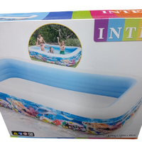 Rectangle Inflatable Swimming Pool (Underwater Turtle Design)