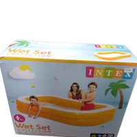 3+Inflatable Swimming Wet Set Collection (Plain Orange)