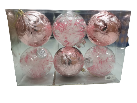 Christmas Balls #7589 (Pack of 6)