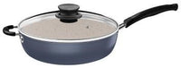 Induction-Ready Skillet with Lid (Marble Coated)