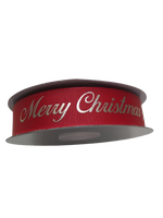 
              Christmas Ribbon - Merry Christmas Print
            