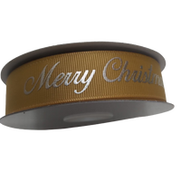 Christmas Ribbon - Merry Christmas Print