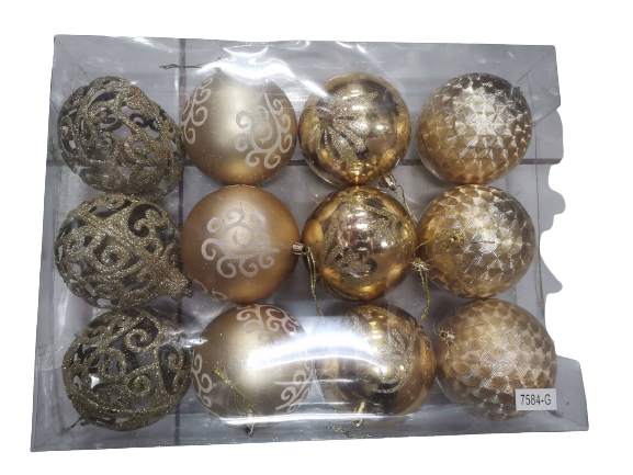 Christmas Balls #7584 (Pack of 12)