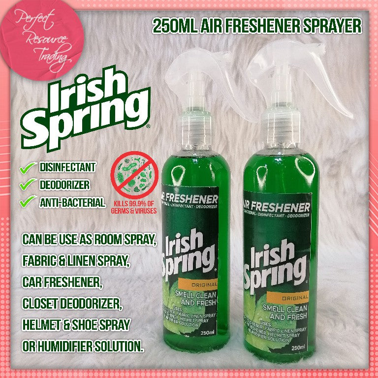 Irish Spring Scent Air Freshener Sprayer Bottle (250ml)