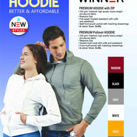 Adult Premium Hoodie (Minimum 6 Pieces)