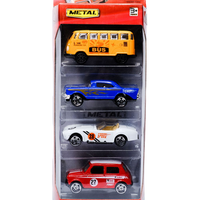 Metal Car Set of 4