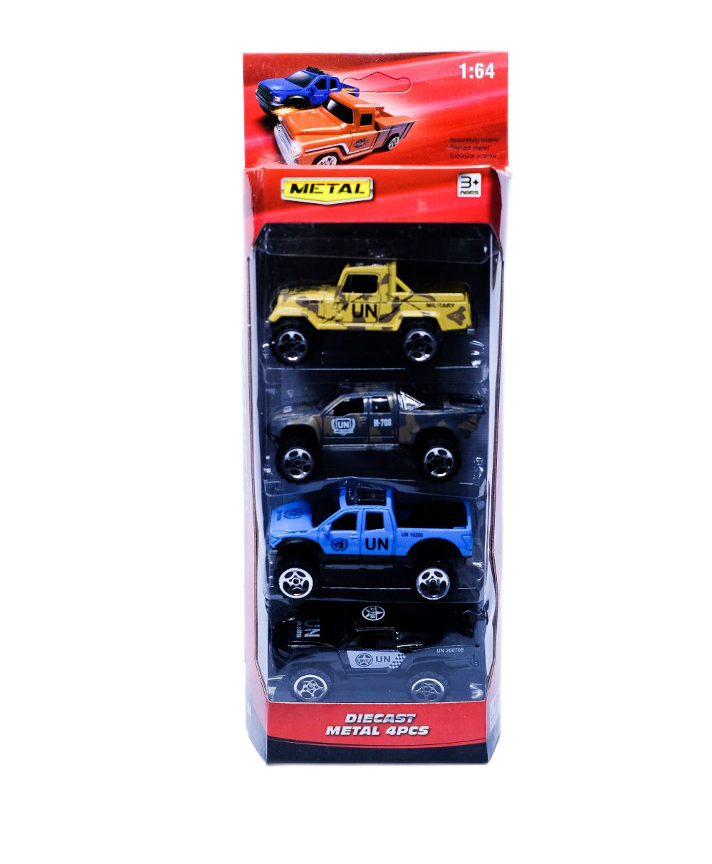 Metal Truck Set of 4