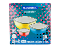
              Mix Color 3pc. Container Set (600ml)
            