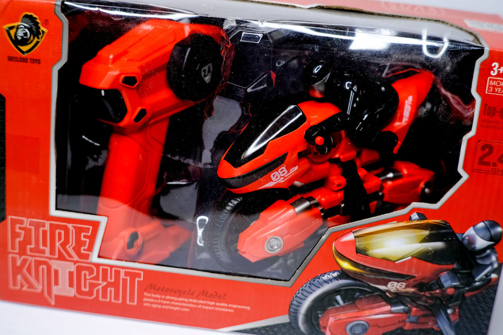 Motorcycle Fire Knight Red