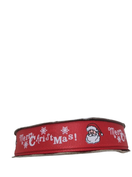 Christmas Ribbon - Merry Christmas Santa