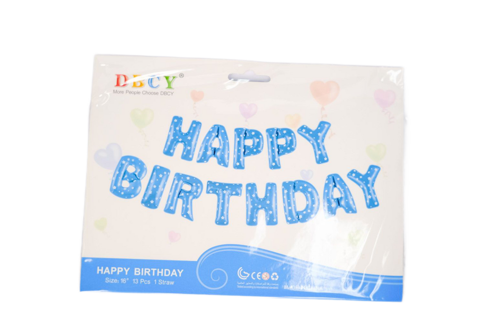 Happy Birthday - Blue