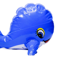 Inflatable Whale Blue