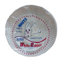 White Paper Plate (Pack of 50)