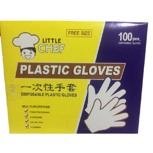 Disposable Plastic Gloves (Box of 100)