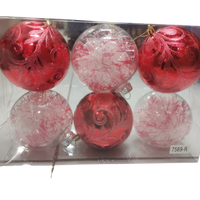 Christmas Balls #7589 (Pack of 6)