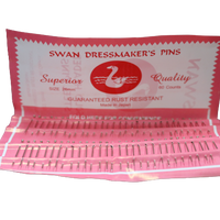Swan Dressmaker's Pins (Pack of 60)