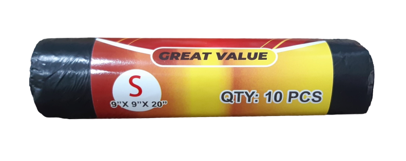 Black Trash Bag (Minimum of 5 Rolls)