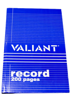 
              Valiant Record Book (Minimum of 2 Pieces)
            