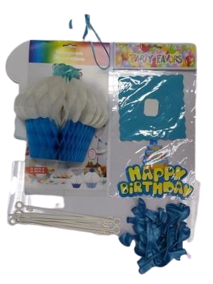 Blue Birthday Set