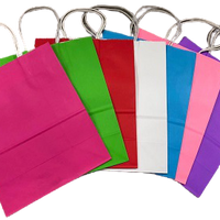 Colored Paper Bags (Pak of 12)
