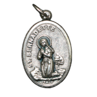 Lourdes St. Bernadette Italy Medal #354 (Minimum of 2 Pieces)