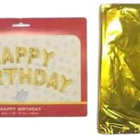 Foil Birthday Balloons Set