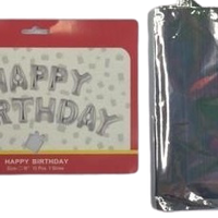 Foil Birthday Balloons Set