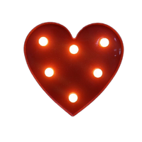 Heart-Shaped Display with Light