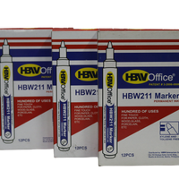 HBW Permanent Marker (Box of 12)