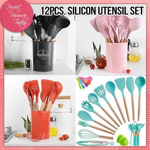 12-in-1 Silicone Kitchen Utensil Set