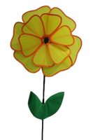 
              Fabric Pinwheel Flower
            