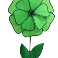 Fabric Pinwheel Flower