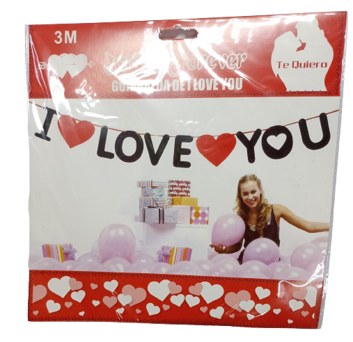 I LOVE YOU (Bunting Set)